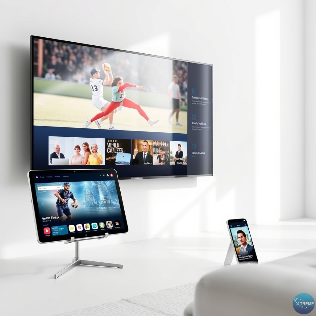 best iptv multi-device streaming on TV tablet phone